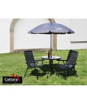 turistine kede - Sulankstoma turistinė kėdė Cattara Terst Mesh, juoda (Black) - 3 nuotrauka