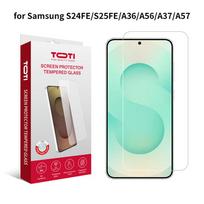 galaxy s24 ekrano plevele - Ekrano apsauga TOTI TEMPERED Samsung Galaxy S24 FE/S25 FE/A36/A56/A37/A57 - 2 nuotrauka