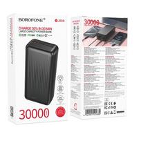 power bank 30000mah - Borofone 30000mAh BJ80B Clever 22.5W Juodas (Black) - 2 nuotrauka