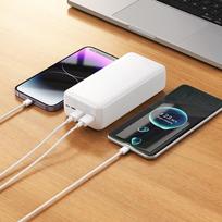 power bank 30000mah - Borofone 30000mAh BJ80B Clever 22.5W Juodas (Black) - 3 nuotrauka
