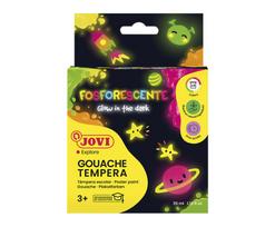 guasas - Šviečiantys tamsoje dažai JOVI, 55 ml, 4 spalvos - 4 nuotrauka