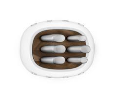 dalys - SMEG peilių rinkinys su stovu KBSF02WH, 7 dalys - 5 nuotrauka