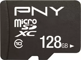 memory sd card - PNY Performance Plus 128 GB MicroSDXC Class 10 + SD Adapter - 2 nuotrauka