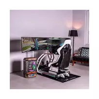 sim rigas - Thermaltake GR500 Snow Racing Simulator Cockpit Baltas (White) - 2 nuotrauka