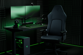 zaidimu kede - Razer Iskur V2 NewGen Juodas (Black) - 4 nuotrauka