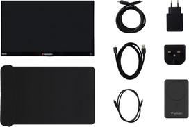 monitorius 14 - Verbatim Portable Touchscreen Monitor Light 14" FHD, Juodas (Black) - 5 nuotrauka