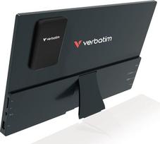 monitorius 14 - Verbatim Portable Touchscreen Monitor Light 14" FHD, Juodas (Black) - 6 nuotrauka