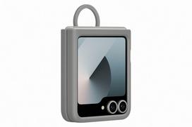 samsung silikoninis deklas ef - Samsung Silicone Case with Ring EF-PF741TJE Flip6 (Gray) - 2 nuotrauka
