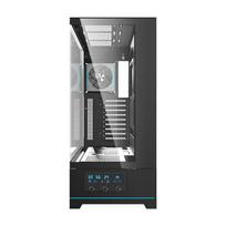 kompiuterio ventiliatorius - Darkflash DY451L PRO kompiuterio dėklas su ventiliatoriumi (juodas) - 3 nuotrauka