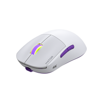 hator wireless - Hator HTM571WL Quasar 2 Ultra 4K Balta (White) - 2 nuotrauka