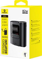 12v siurblys - Baseus GoTrip VA1 belaidis kompresorius 150PSI 26 l/min juodas (Black) - 4 nuotrauka
