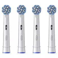 dantu sepetelio antgaliai oral b - Dantų šepetėlio antgaliai ORAL-B, EB60-4 Sensitive Clean Pro, 4 vnt., balti - 2 nuotrauka