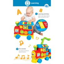 stumdukas - Lavinimo žaislas Smily Play Locomotive Grow With Me - 4 nuotrauka