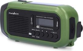 fm radijo imtuvas su baterijomis - Nedis RDDBCR2000GN Radijas DAB+ FM su saulės baterijomis, Žalias (Green) - 3 nuotrauka