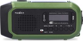 fm radijo imtuvas su baterijomis - Nedis RDDBCR2000GN Radijas DAB+ FM su saulės baterijomis, Žalias (Green) - 6 nuotrauka