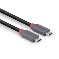 lindy anthra line - CABLE USB4 240W TYPE C 0.8M/40GBPS ANTHRA LINE 36956 LINDY - 2 nuotrauka