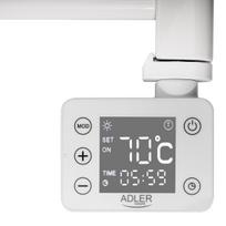 kambarys - Adler AD 7824 LED elektrinis vonios kambario radiatorius 600 W Baltas (White) - 8 nuotrauka