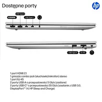 hp probook 512 gb - HP ProBook 4 G1i Ultra 7 255H, Intel Core Ultra 7 255H, 24 GB, 512 GB, 16", WUXGA, Sidabrinis (Silver) - 5 nuotrauka