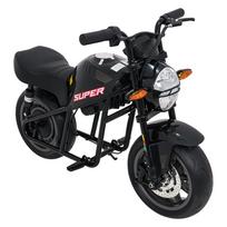 elektriniai motociklai - Elektrinis motociklas SUPERMOTO, Black - 10 nuotrauka