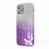 originalus iphone deklas - Forcell Shining Case skirta Iphone 7 plus/8 plus skaidri/violetinė - 1 nuotrauka