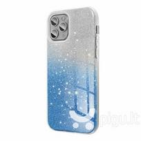 originalus iphone deklas - Forcell Shining Case skirta Iphone 7 plus/8 plus skaidri/mėlyna - 1 nuotrauka