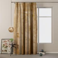 naktinis - AmeliaHome Naktinė užuolaida VELVET, garstyčių (Mustard), 140 x 245 cm - 6 nuotrauka