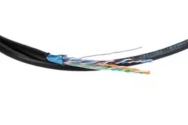 ftp cat5e - Extralink CAT5E FTP (F/UTP) V2 OUTDOOR TWISTED PAIR 100M tinklo kabelis Juoda F/UTP (FTP) - 4 nuotrauka