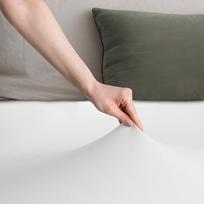 ciuzinys 200x 220 - DecoKing jersey Amber White paklodė su guma čiužiniui, 200x220 cm - 4 nuotrauka