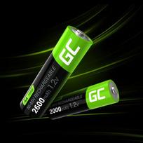 ikraunamos baterijos aa 2000 - Green Cell GR02 Įkraunamas elementas AA Ni-MH 2000mAh 4x - 6 nuotrauka