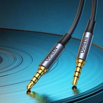 mini jack aux cable - UGREEN AV183 Mini jack cable 3.5mm, AUX, 3m (black) - 2 nuotrauka