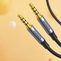 mini jack aux cable - UGREEN AV183 Mini jack cable 3.5mm, AUX, 3m (black) - 13 nuotrauka