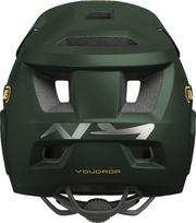 abus youdrop - Abus YouDrop FF Šalmas, Žalias (Moss Green) - 3 nuotrauka