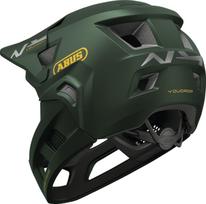 abus youdrop - Abus YouDrop FF Šalmas, Žalias (Moss Green) - 4 nuotrauka