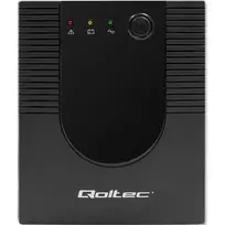 ups 900 w - QOLTEC 53776 UPS 1500VA 900W - 6 nuotrauka