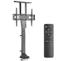televizoriaus laikiklis vesa 600x400 - Maclean MC-866 Elektrinis ištraukiamas televizoriaus laikiklis 37''-65'' Juoda - 8 nuotrauka