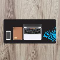 gaming mouse - AULA MP-XL Large Gaming Mouse Pad, Mėlyna/Juoda (Blue/Black) - 4 nuotrauka