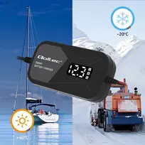 12v akumuliatorius - Qoltec 52492 Išmanusis įkroviklis 12V 2A - 5 nuotrauka