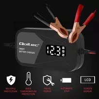 12v akumuliatorius - Qoltec 52492 Išmanusis įkroviklis 12V 2A - 8 nuotrauka