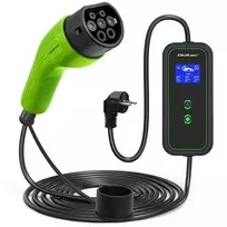 type2 16a - Qoltec 52470 Mobilus įkroviklis EV 2-in-1 Tipas 2, 3.5kW, 230V - 9 nuotrauka