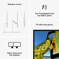 monitorius apple 27 - Apple Studio Display 27", IPS, Standard Glass, Tilt-adjustable stand - 5 nuotrauka
