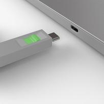 usb type c laidas - Lindy 4 USB-C užraktai (40426) - 2 nuotrauka