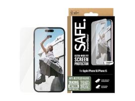 screen protector iphone 16 - PanzerGlass "SAFE Screen Protector iPhone 16" Ultra-Wide Fit - 3 nuotrauka