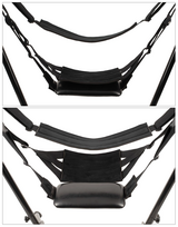 sekso supynes - You2Toys Laisvai stovinčios sekso supynės Juodos (Black) - 2 nuotrauka