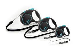 pavadelis flexi s 5m - FLEXI Black Design S Cord 5 m green automatinis pavadėlis - 3 nuotrauka