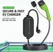 ev ikrovimo - Qoltec Mobilus elektromobilių įkroviklis 2in1 Type 2, 3.5kW, 5m - 2 nuotrauka
