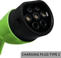 ev ikrovimo - Qoltec Mobilus elektromobilių įkroviklis 2in1 Type 2, 3.5kW, 5m - 4 nuotrauka
