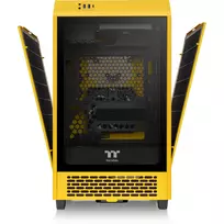 bumblebee - Thermaltake The Tower 200 Bumblebee Geltona (Yellow) - 4 nuotrauka
