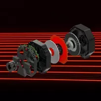 zaidimu vairas - Thrustmaster T598 Juodas (Black) Vairas su Pedalais (PC/PS4/PS5) - 8 nuotrauka