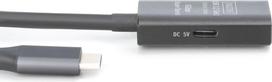 usb aktyvus - Digitus DA-73109 Aktyvus USB 3.2 Gen1 5G ilgintuvas USB-C į USB-C 10 m Juodas (Black) - 4 nuotrauka