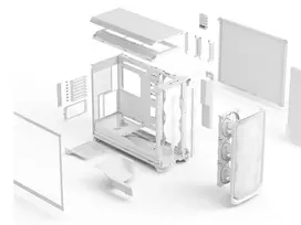 atx korpusai - Fractal Design Meshify 3 XL Ambience Pro RGB White (Baltas) - 3 nuotrauka